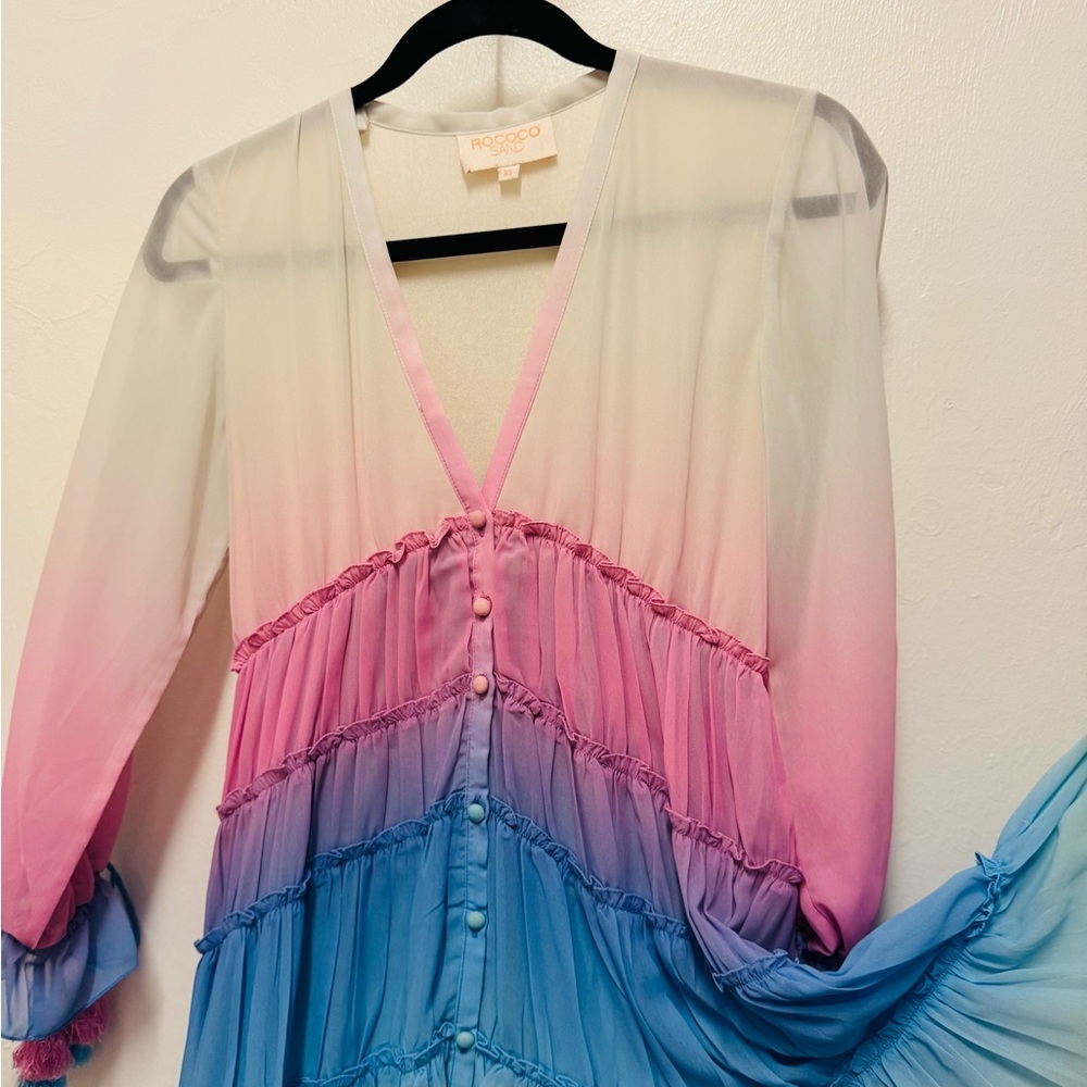 Colorful Gradient Maxi Dress - Picture 3 of 5